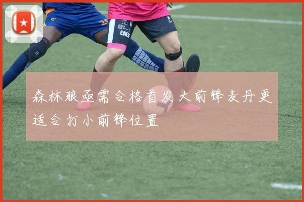 森林狼亟需合格首发大前锋麦丹更适合打小前锋位置