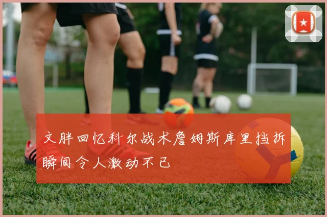 文胖回忆科尔战术詹姆斯库里挡拆瞬间令人激动不已
